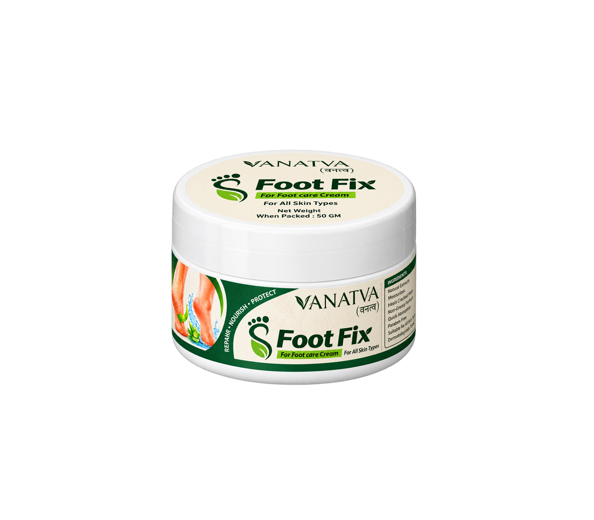 VANATVA Foot Fix Foot Care Cream | Ayurvedic Foot Cream