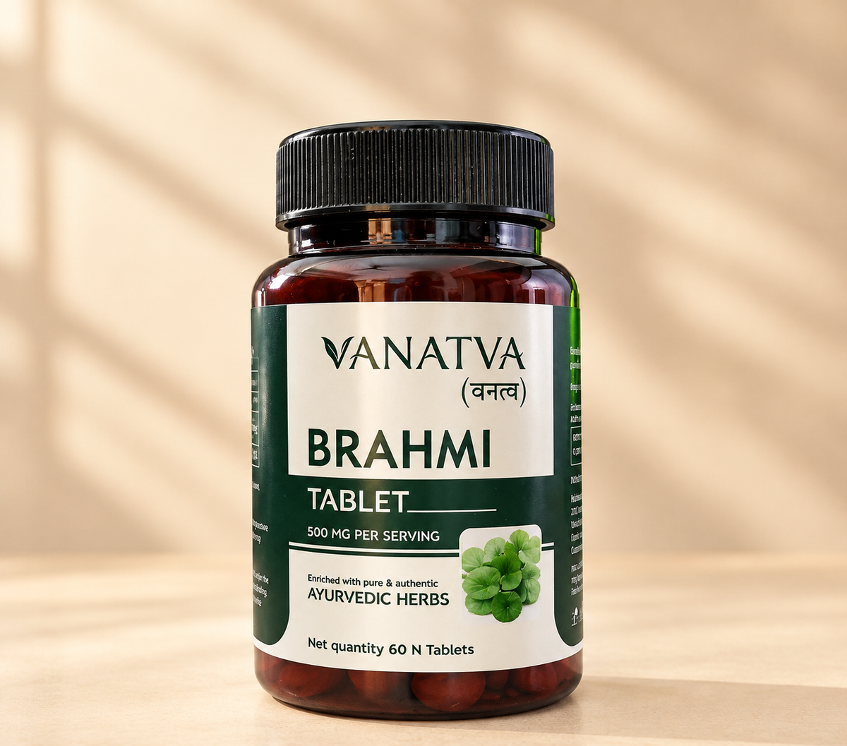 VANATVA Brahmi Tablets 500 mg | 60 Tablets