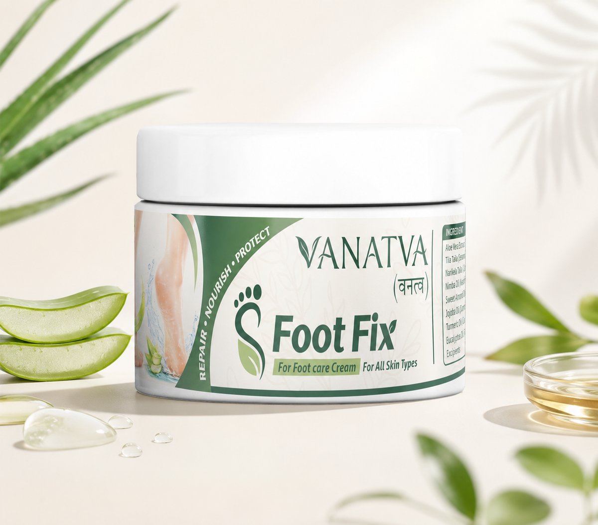 VANATVA Foot Fix Foot Care Cream | Ayurvedic Foot Cream