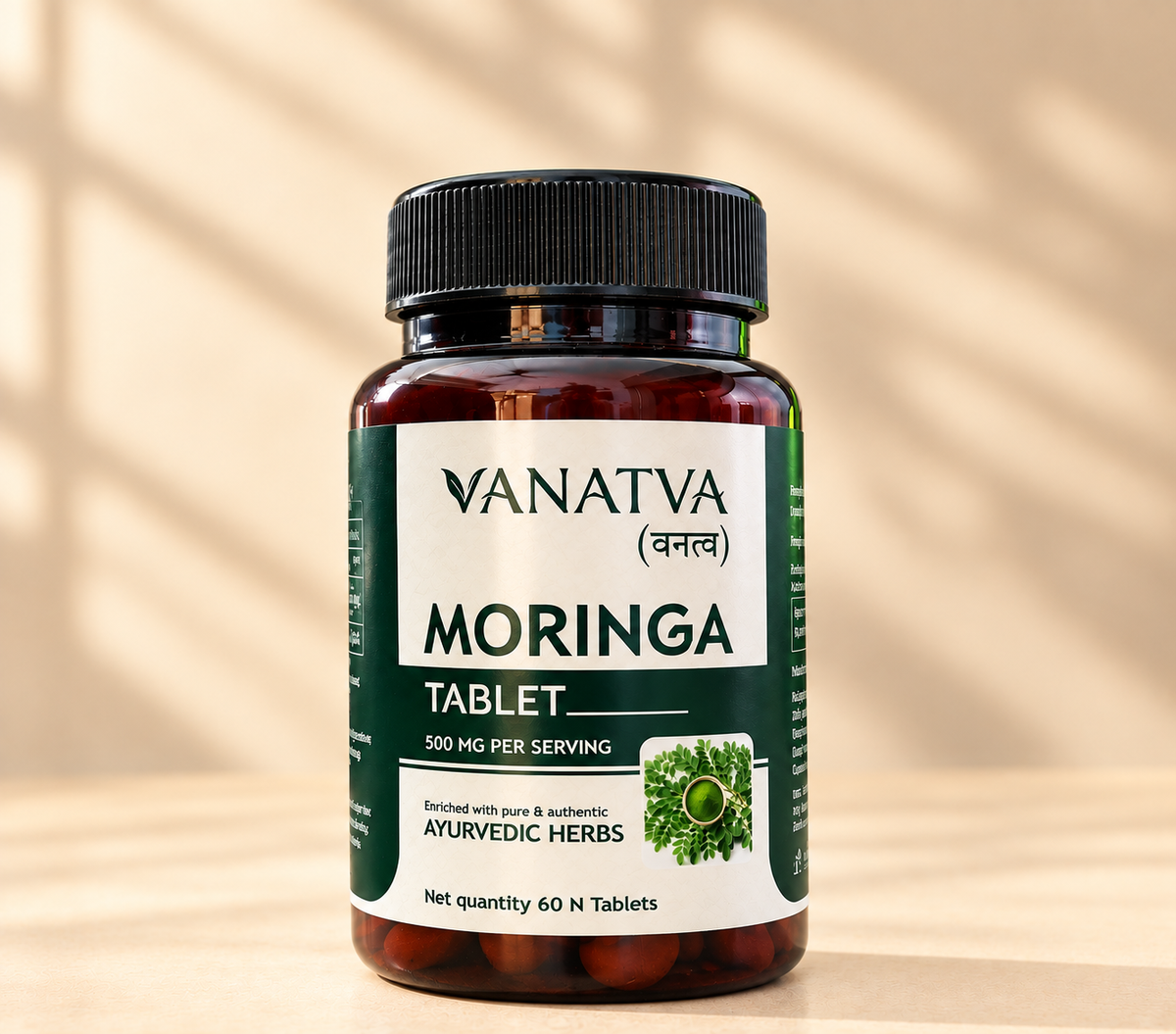 VANATVA Moringa Tablets 500 mg | 60 Tablets