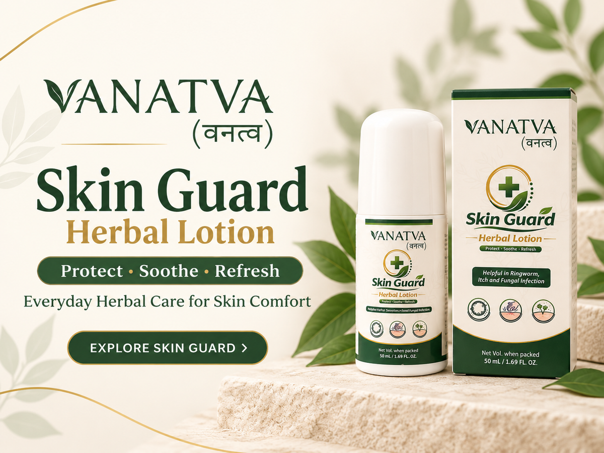 VANATVA Skin Guard Herbal Lotion Roll-On| Ayurvedic | 50 mL
